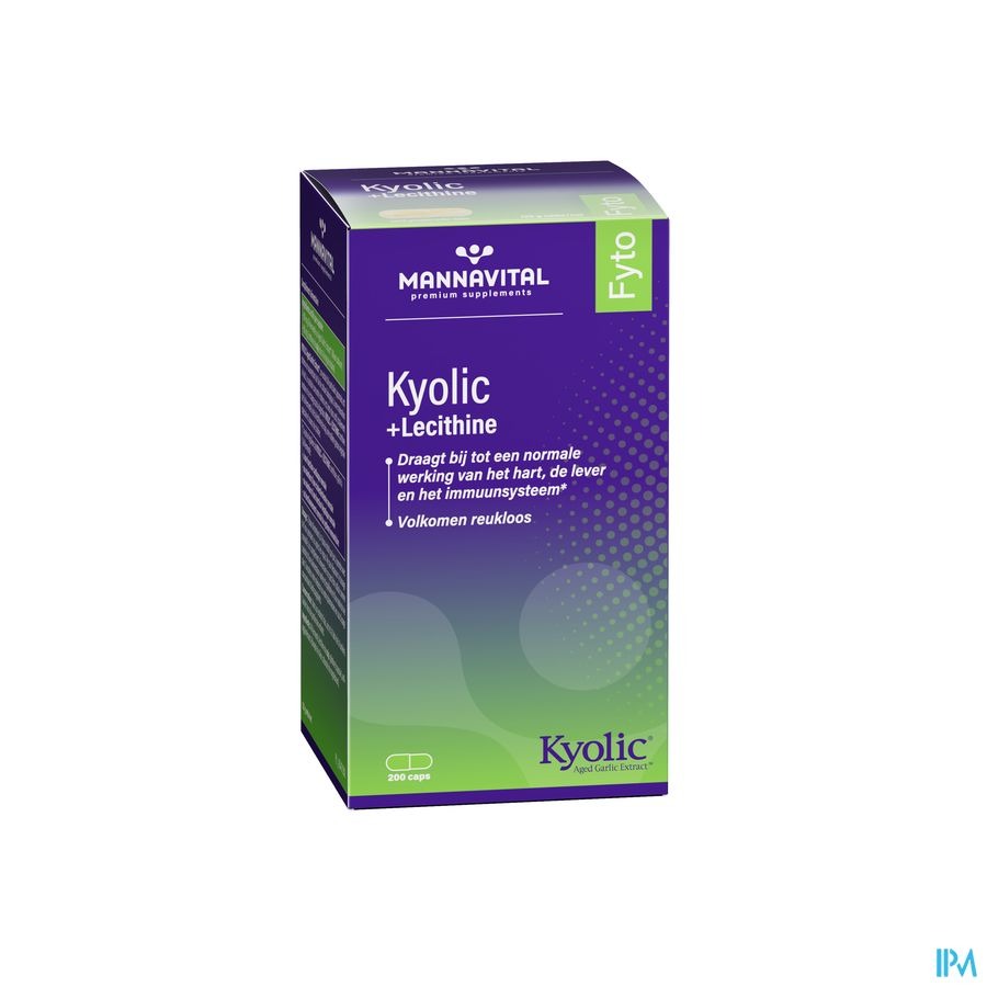 Mannavital Kyolic + Lecithine Caps 200