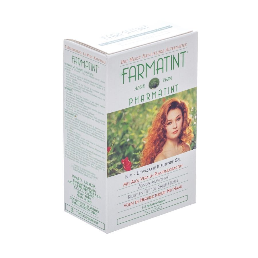 Farmatint Niet Uitwasbare Kleurende Gel Blond 7N Met Aloe Vera