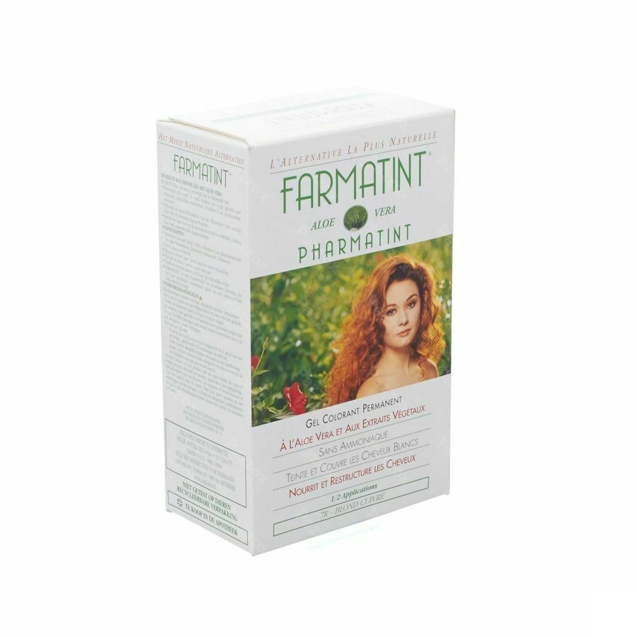 Farmatint Niet Uitwasbare Kleurende Gel Koperblond 7R Met Aloe Vera
