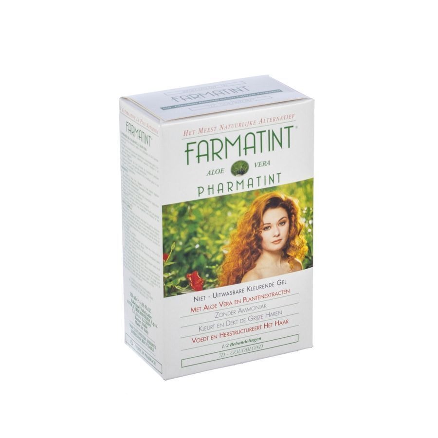 Farmatint Niet Uitwasbare Kleurende Gel Goudblond 7D Met Aloe Vera