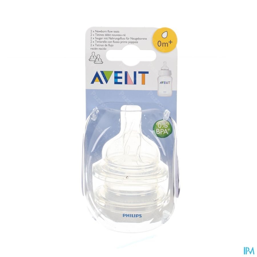 Phillips Avent Zuigspeen Pasgeborenen 1gat 2 SCF631/27
