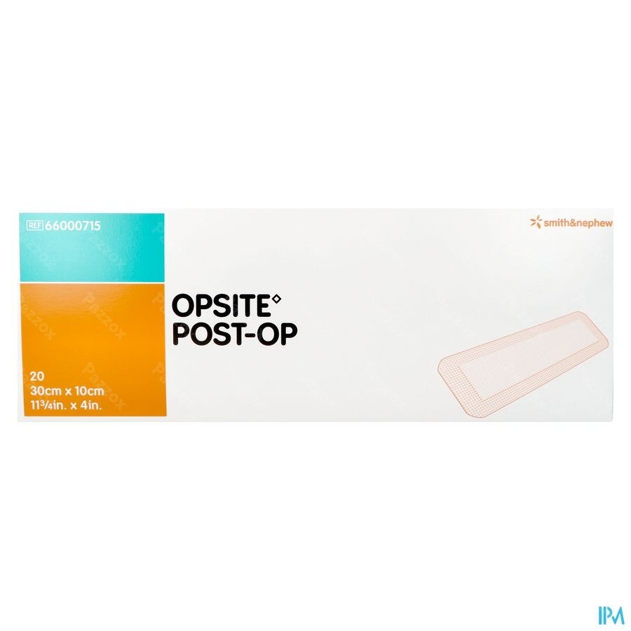 Opsite Post Op 30,0cmx10,0cm 20 66000715