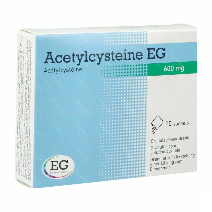 Acetylcysteine EG Sach 10X600Mg