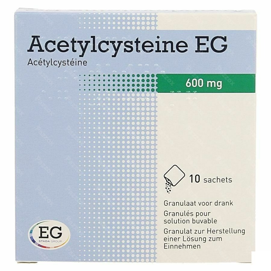 Acetylcysteine EG Sach 10X600Mg
