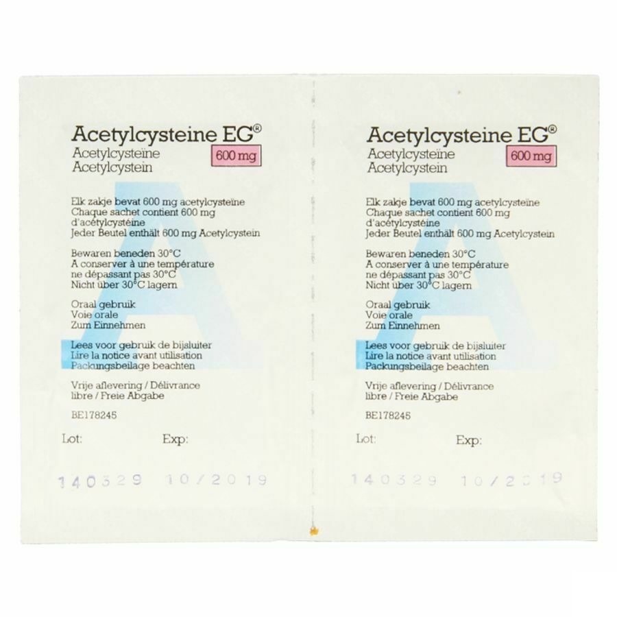 Acetylcysteine EG Sach 10X600Mg