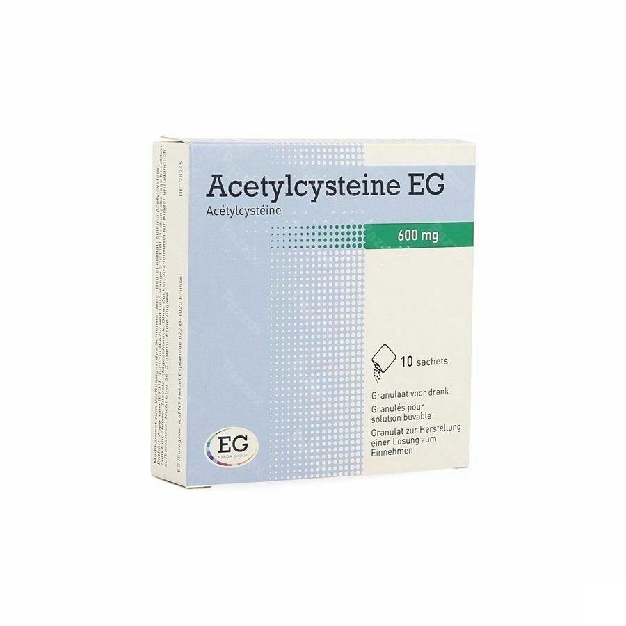 Acetylcysteine EG Sach 10X600Mg