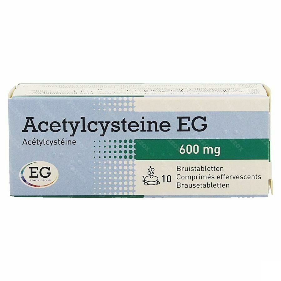 Acetylcysteine EG 600Mg Bruistabl 10X600Mg