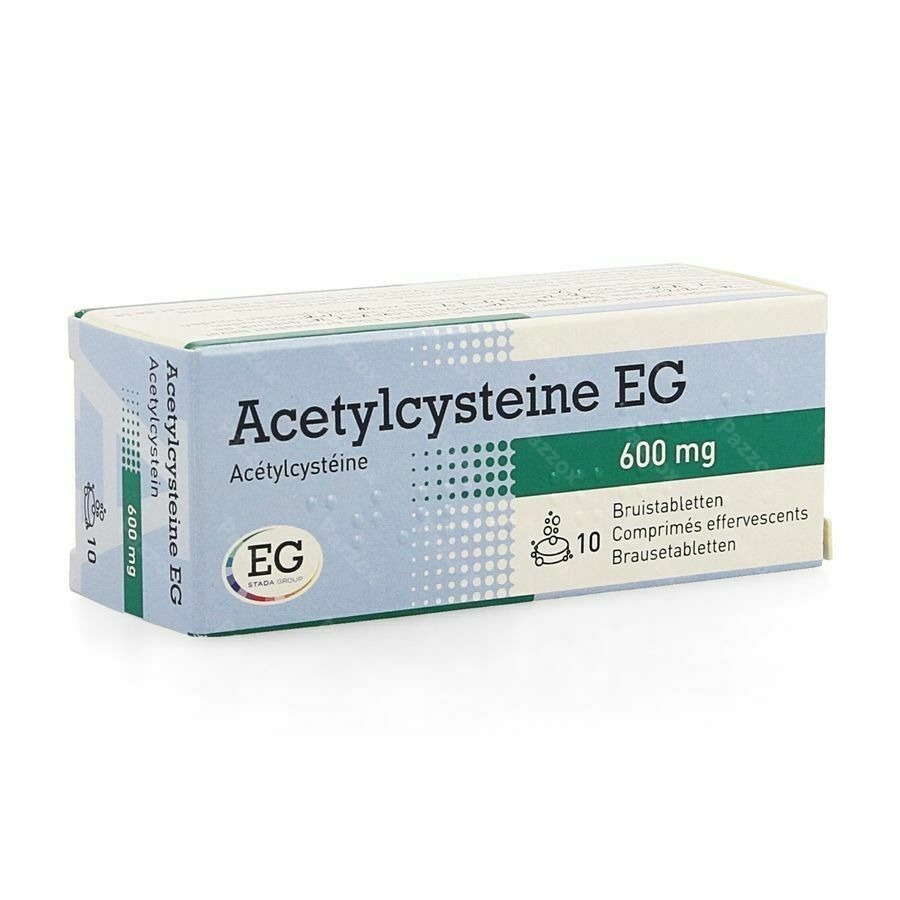 Acetylcysteine EG 600Mg Bruistabl 10X600Mg