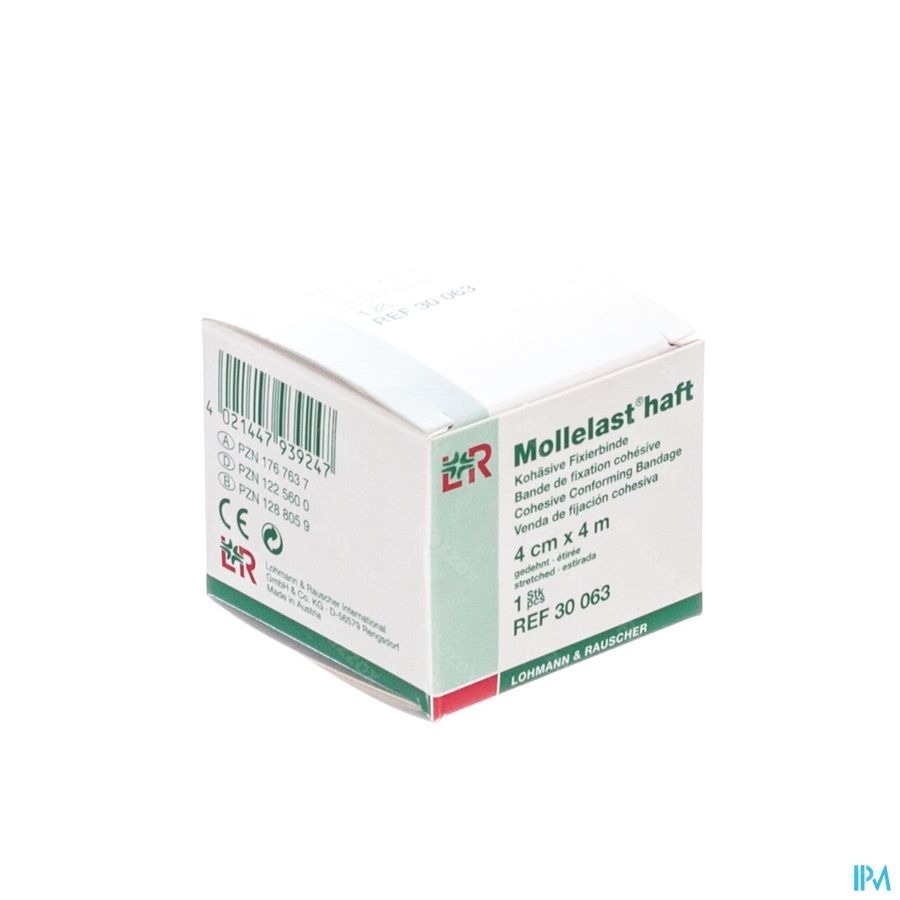 Mollelast Haft Windel Elast Adh 4cmx 4m 30063