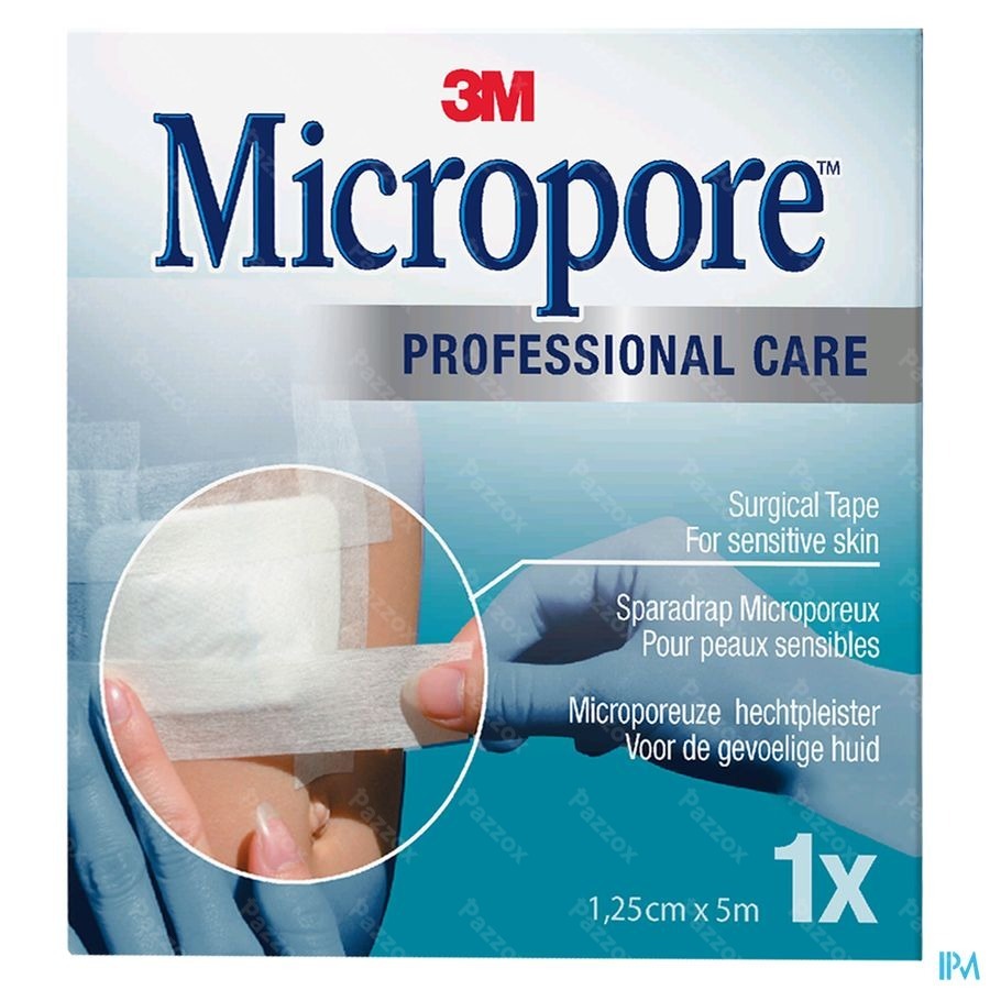 Micropore 3m Tape 12,5mmx5m Rol 1 1530p-0s
