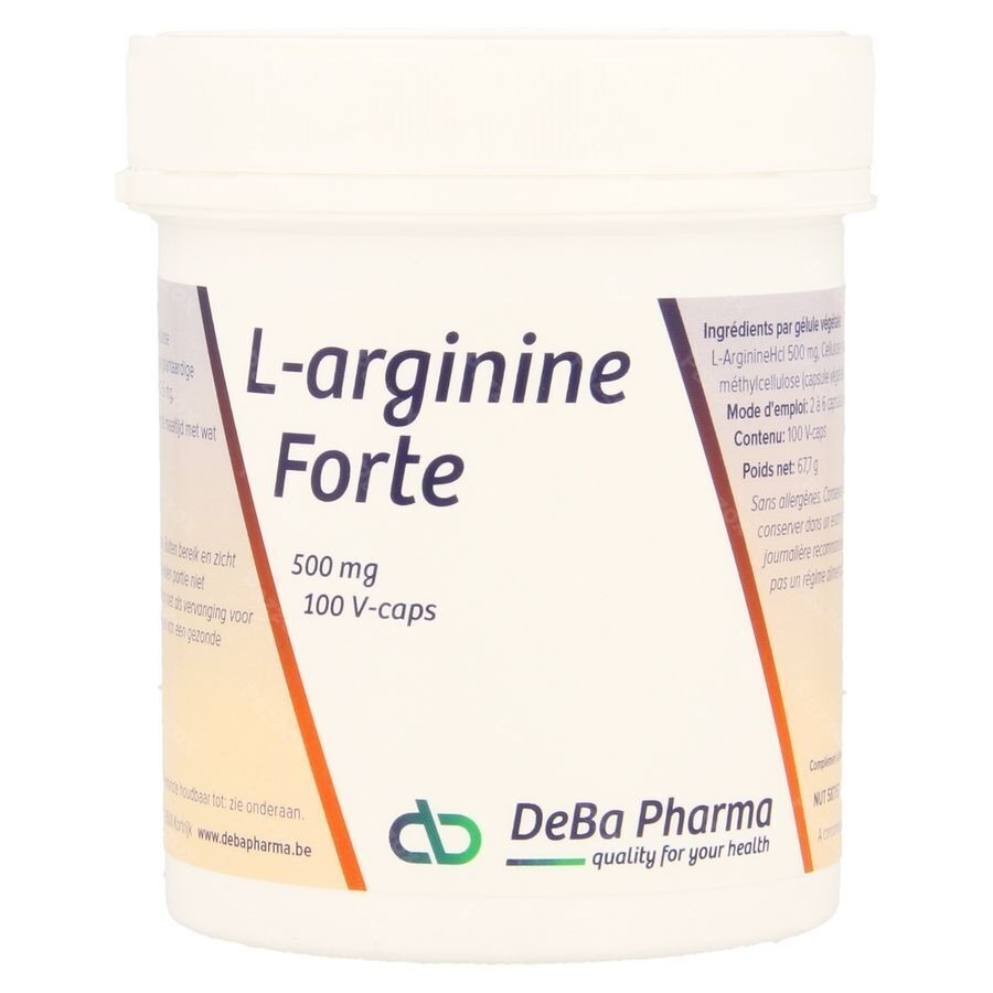 DeBa Pharma L-arginine Forte 100 Capsules