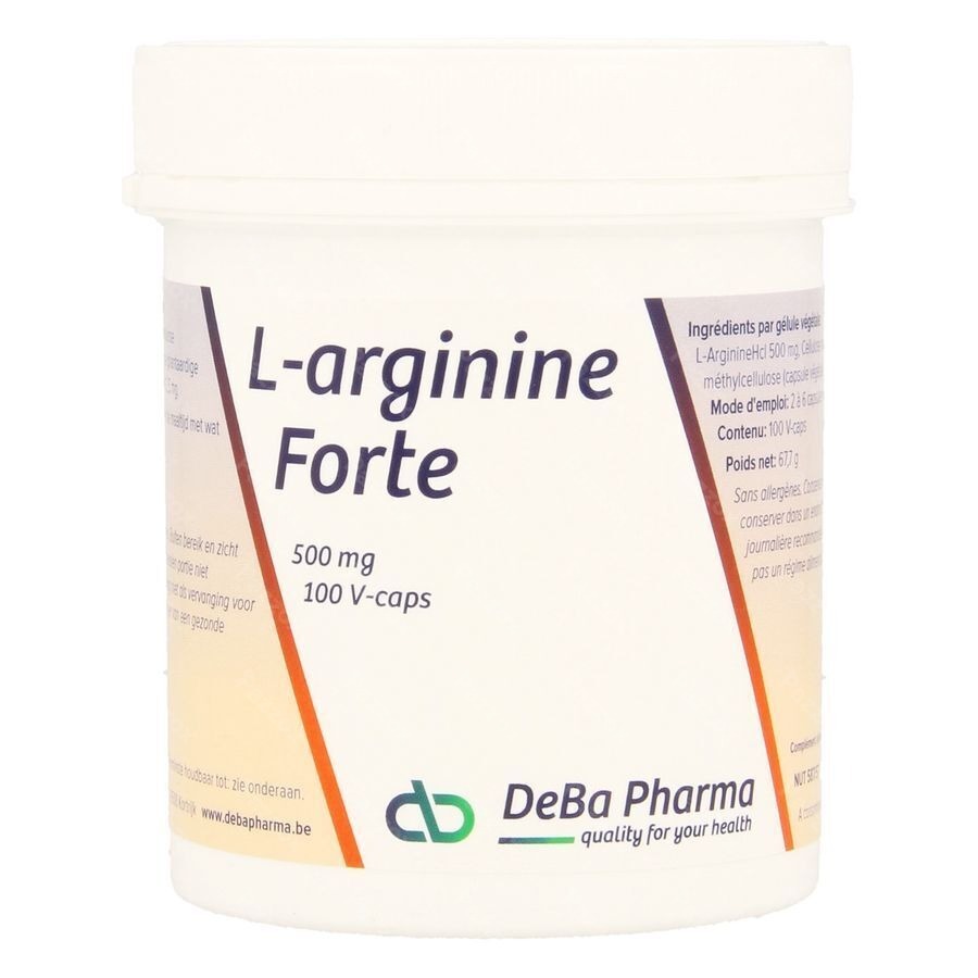 DeBa Pharma L-arginine Forte 100 Capsules