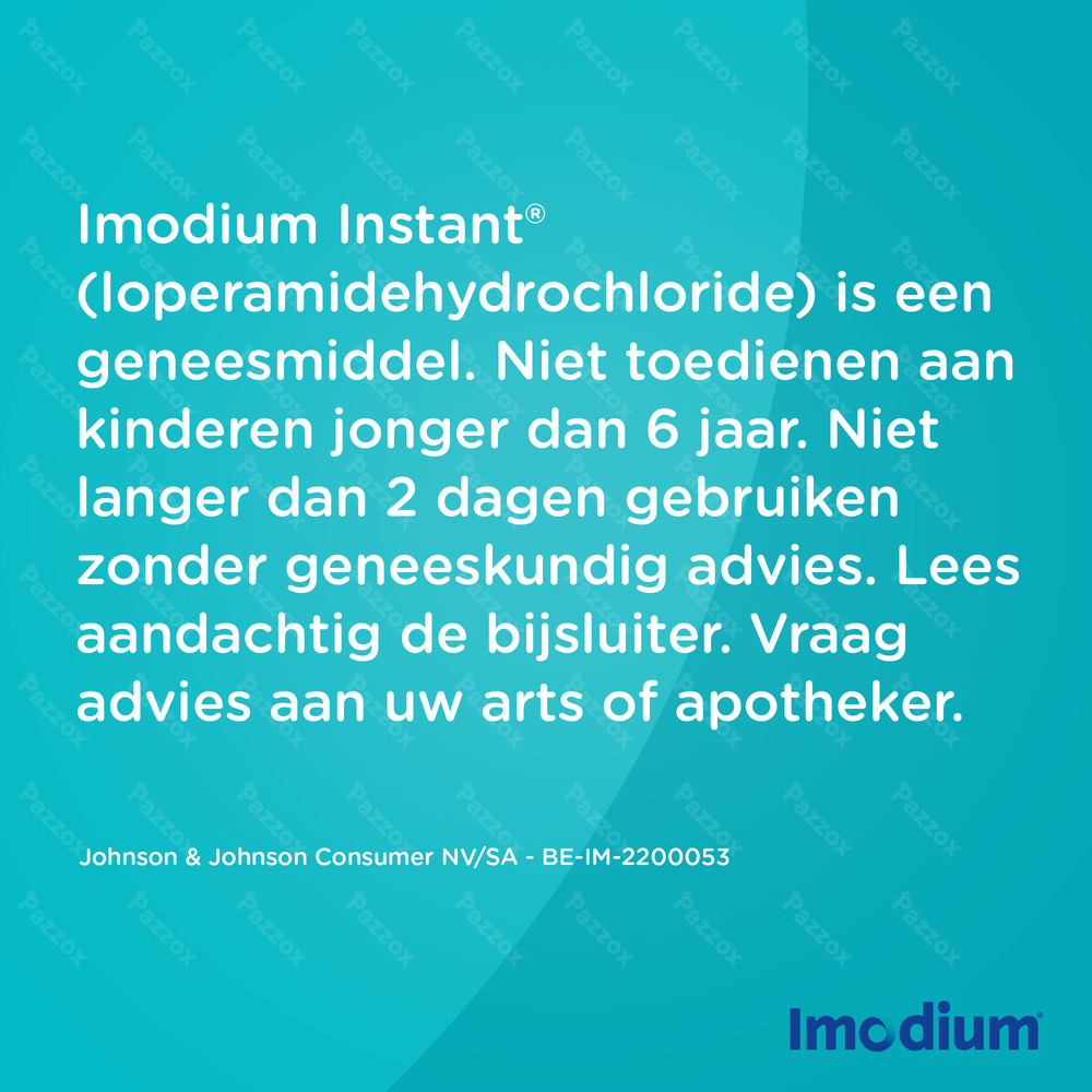 Imodium Instant 60 Smelttabletten