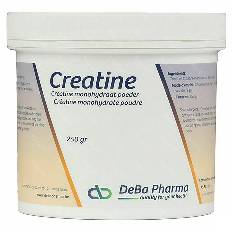 Creatine Monohydraat Pdr Oplosbaar 250g Deba
