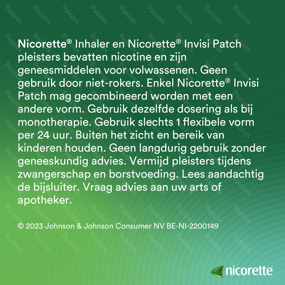 Nicorette Inhaler 10mg 42 patronen + mondstuk