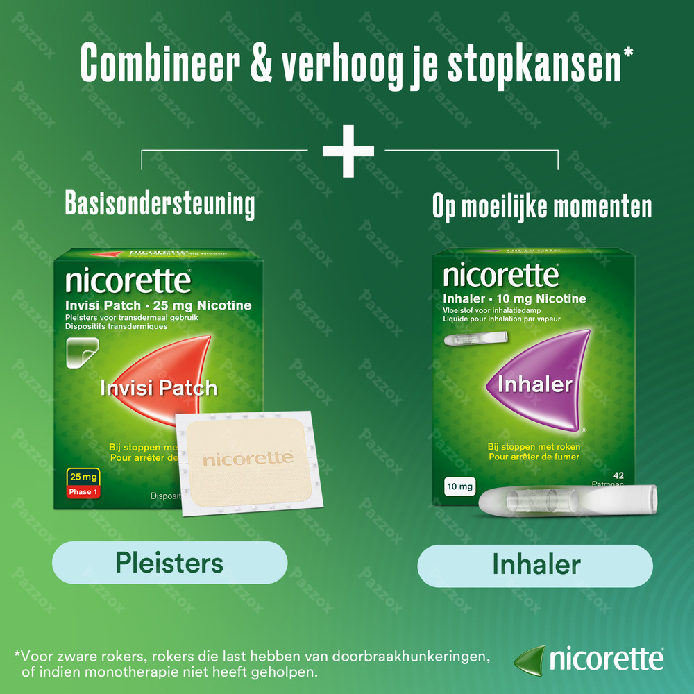 Nicorette Inhaler 10mg 42 patronen + mondstuk