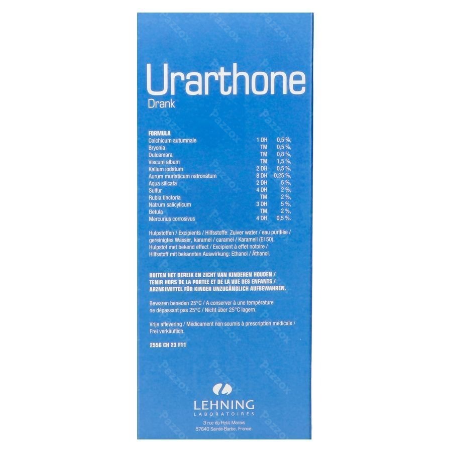 Lehning Urarthone Elixir 250ml