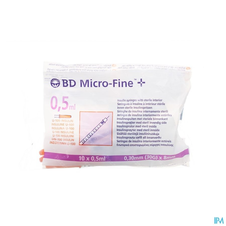 Bd Microfine+ Ins.spuit 0,5ml 30g 8,0mm 10 324825