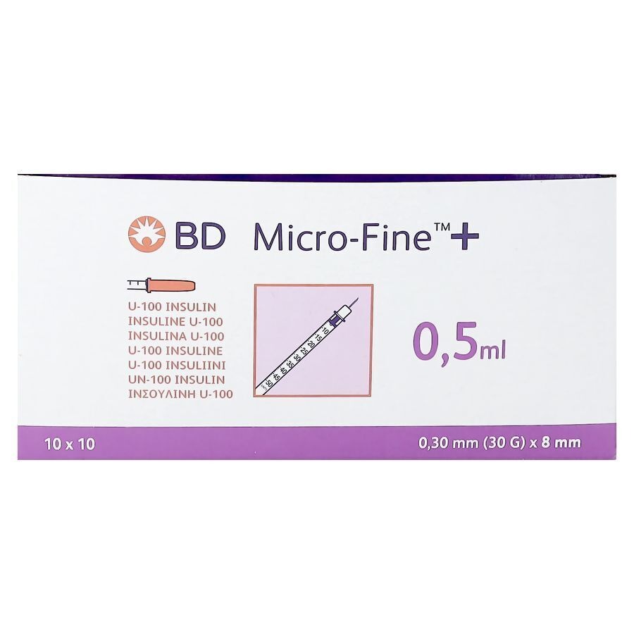 Microfine Ins.spuit 0,5ml 30g 8mm 100 324825