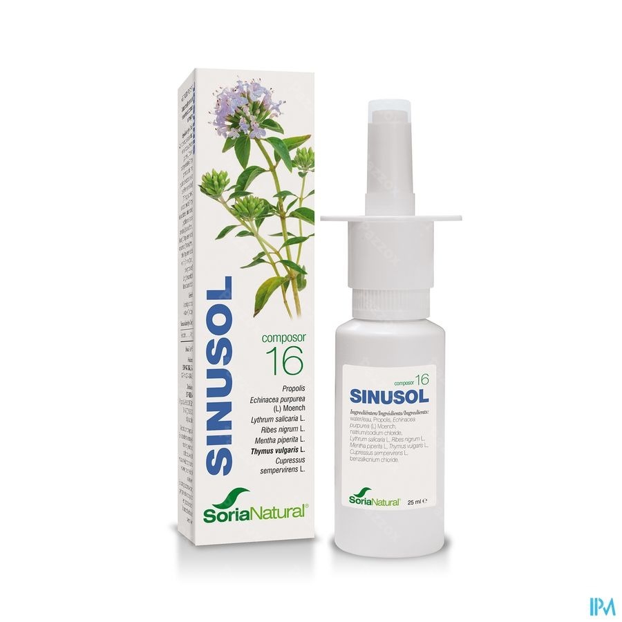 Soria Composor N16 Sinusol Propolis Neusdrup. 25ml
