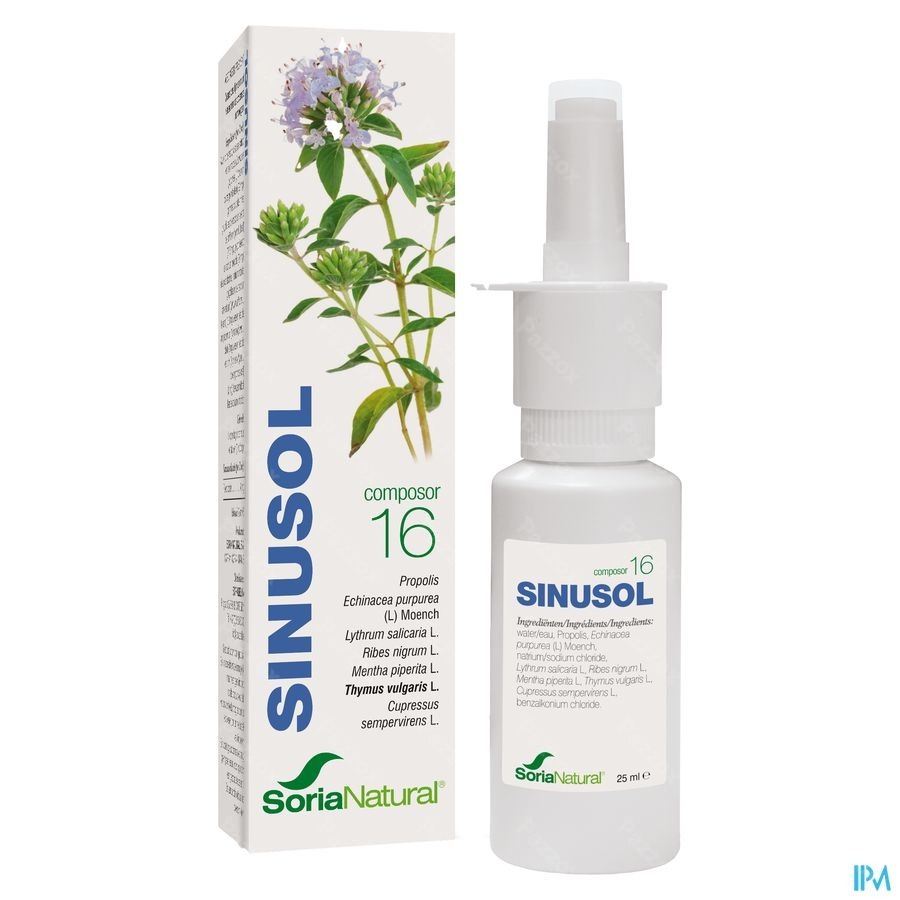 Soria Composor N16 Sinusol Propolis Neusdrup. 25ml