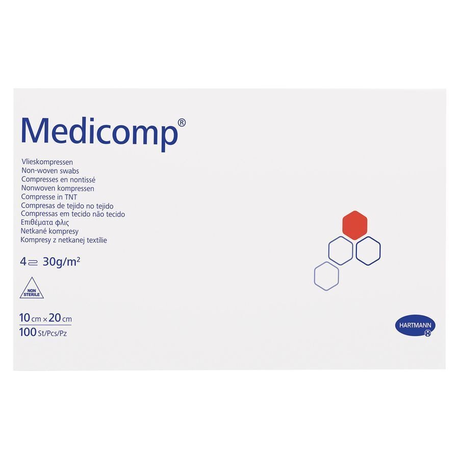Medicomp 10x20cm 4l. Nst. 100 P/s