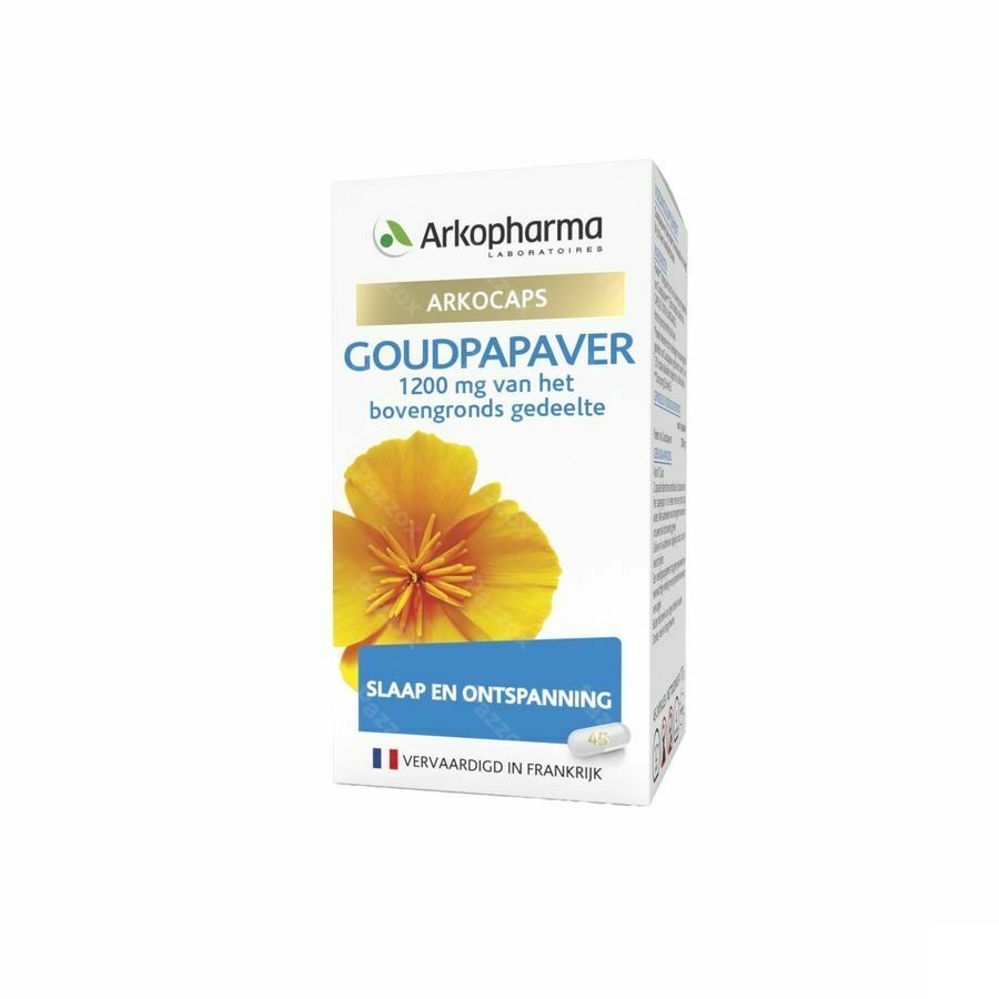 Arkocaps Goudpapaver Plantaardig 45