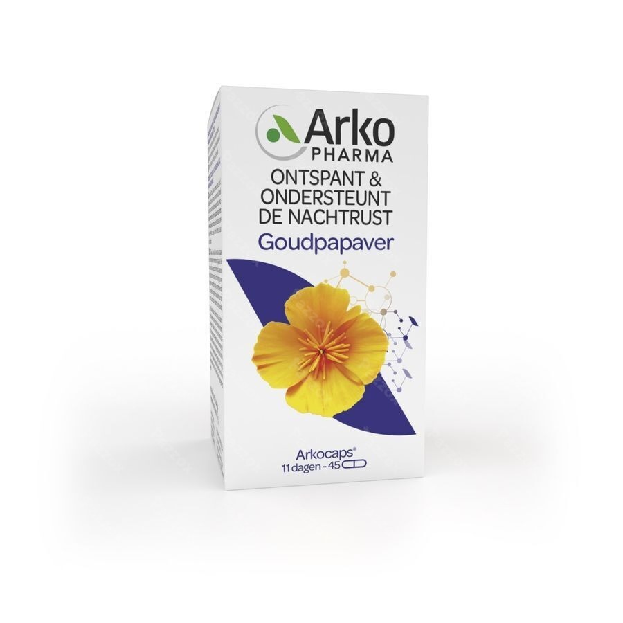 Arkocaps Goudpapaver Plantaardig 45