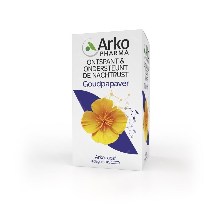 Arkocaps Goudpapaver Plantaardig 45