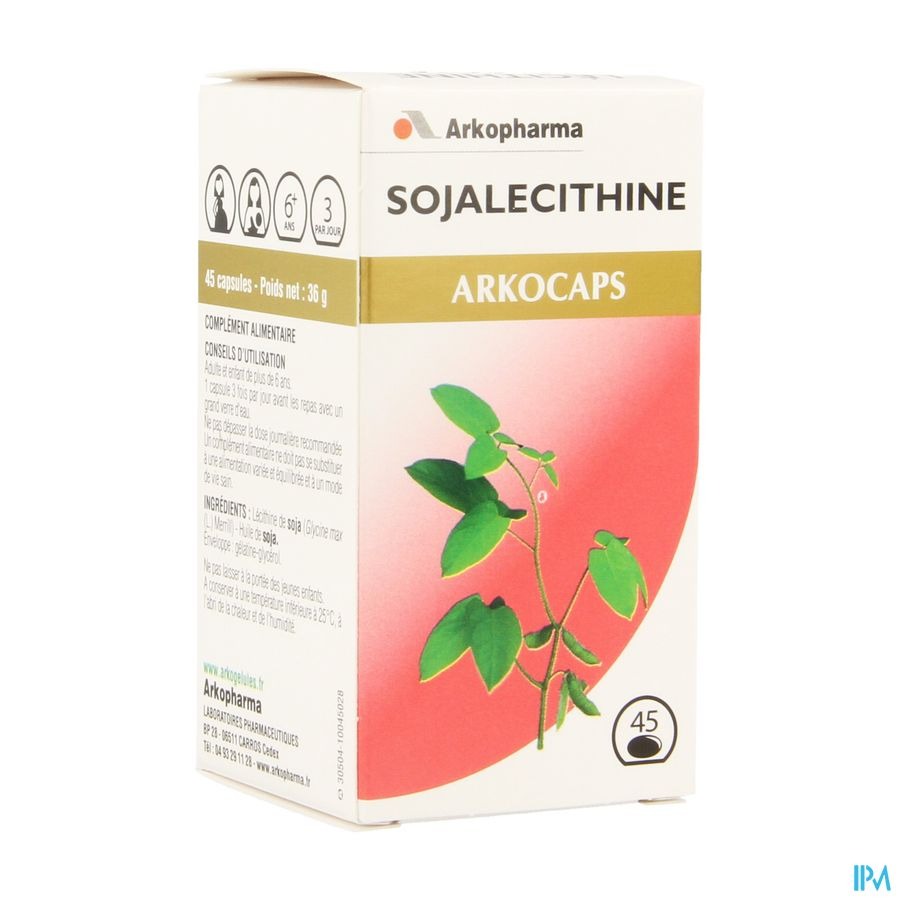 Arkocaps Sojalecithine Plantaardig 45