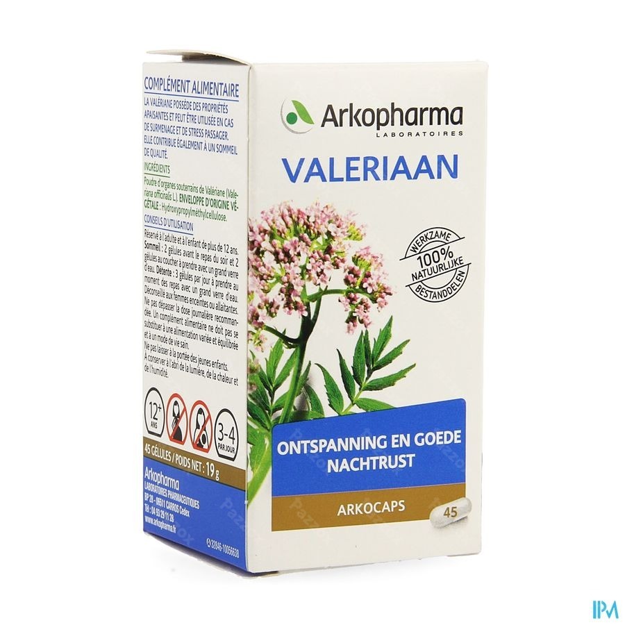Arkocaps Valeriaan Plantaardig 45 Cfr 4138087