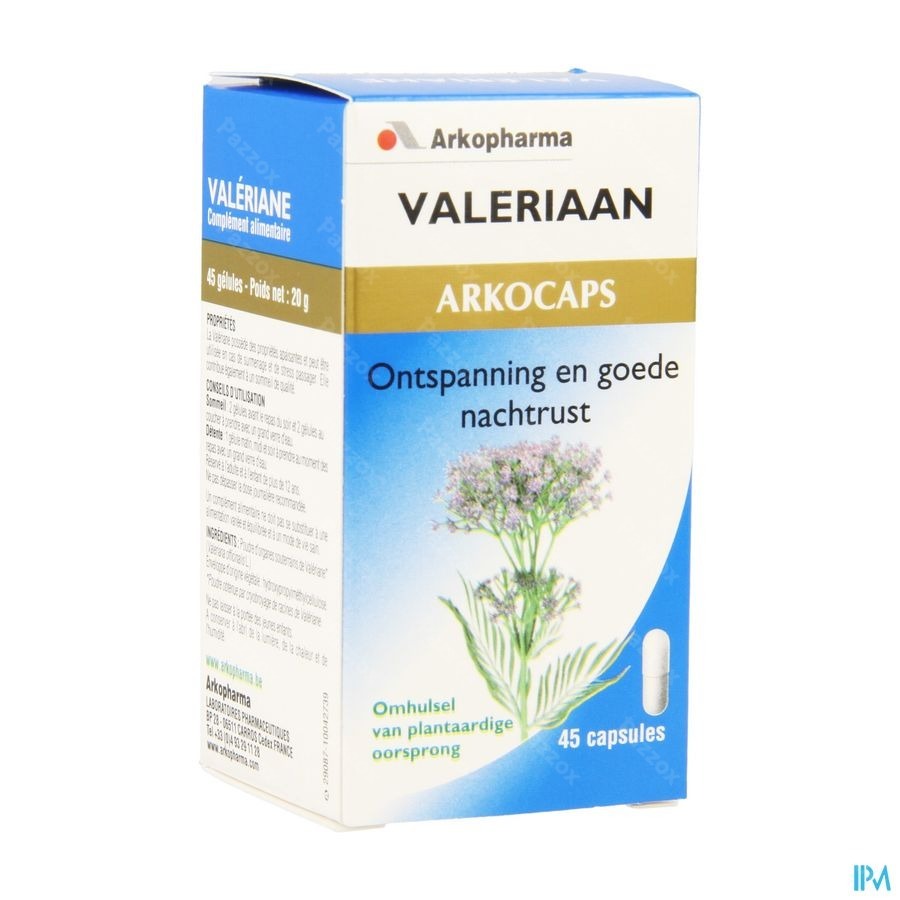 Arkocaps Valeriaan Plantaardig 45 Cfr 4138087