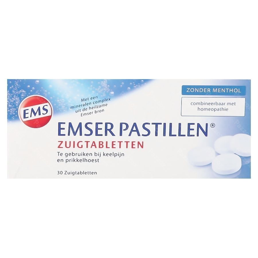Emser Pastille Zonder Menthol 30