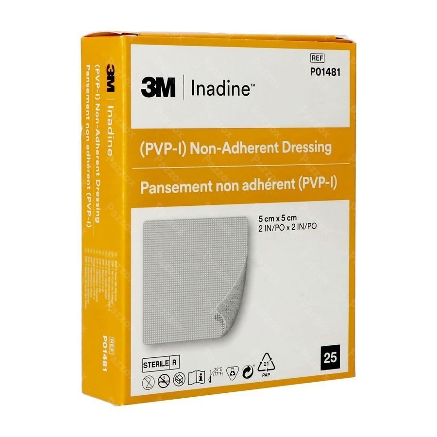 Inadine Kp Doordr. 5,0x 5,0cm 25 P01481