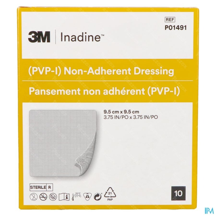 Inadine Kp Doordr. 9,5x 9,5cm 10 P01491