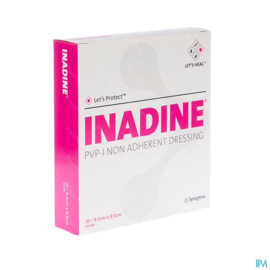 Inadine Kp Doordr. 9,5x 9,5cm 10 P01491