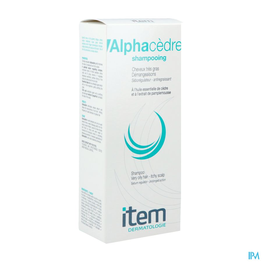 Alphacèdre Balancerende Shampoo Heel Vet Haar + Anti Seborroe 200 ml