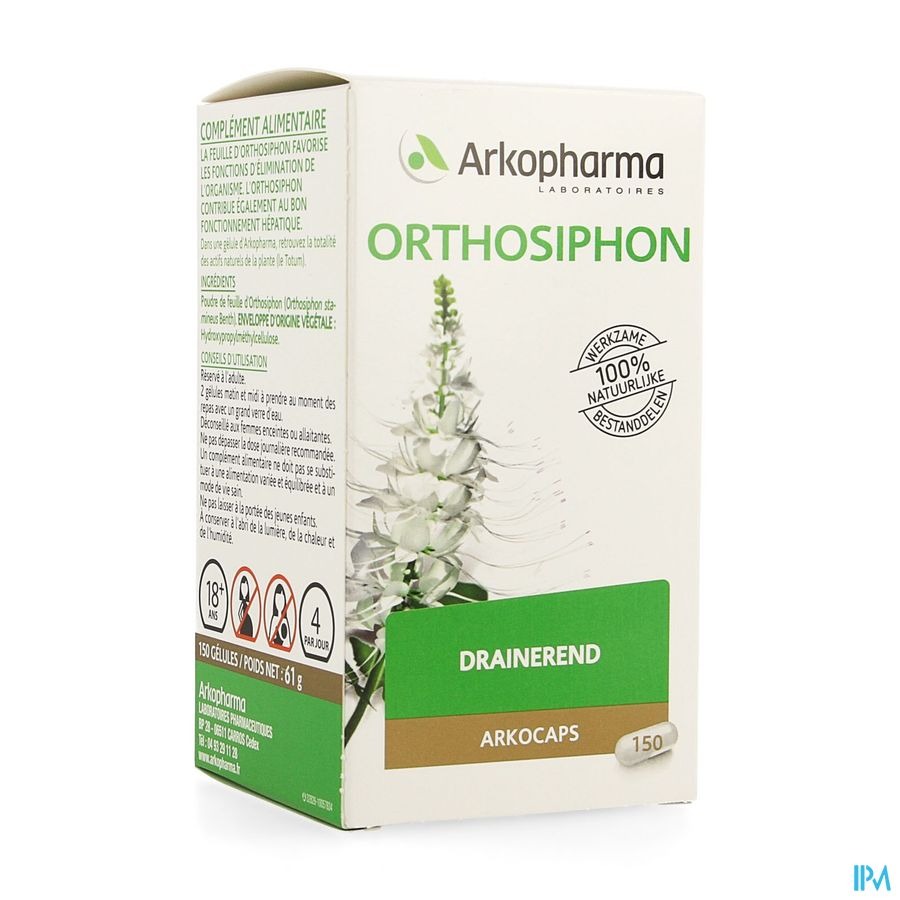 Arkocaps Orthosiphon Plantaardig Caps 150