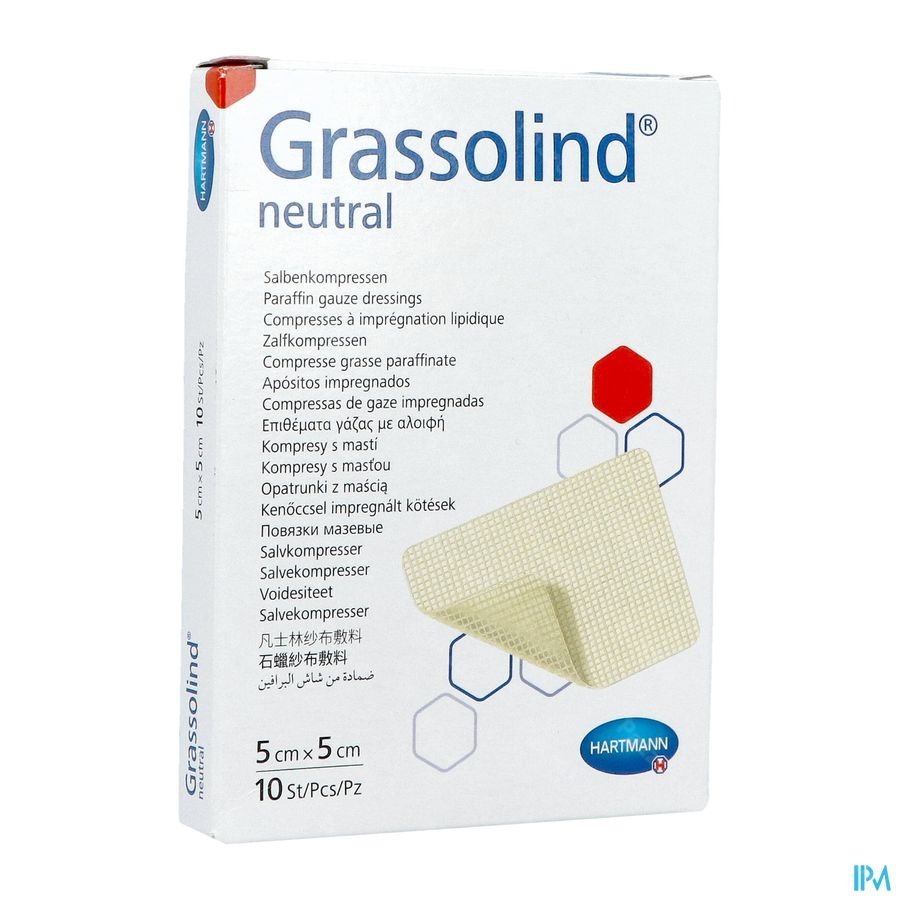 Hartmann Grassolind 5x5cm St. 10 P/s