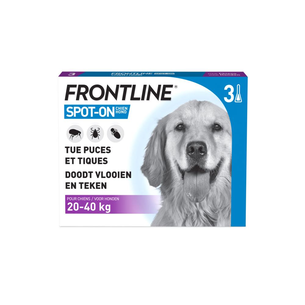 Frontline Spot On Hond 20-40kg Pipet 3x2,68ml
