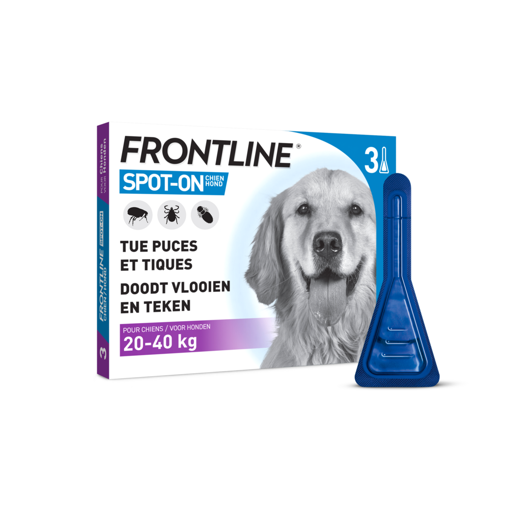 Frontline Spot On Hond 20-40kg Pipet 3x2,68ml