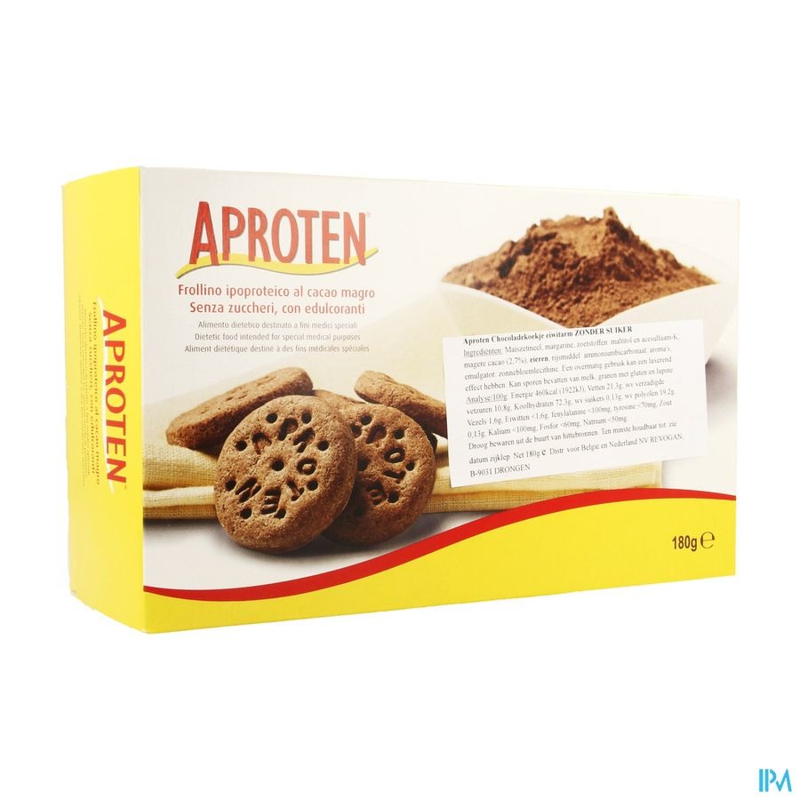 Aproten Koekje Chocolade 180g 5466 Revogan