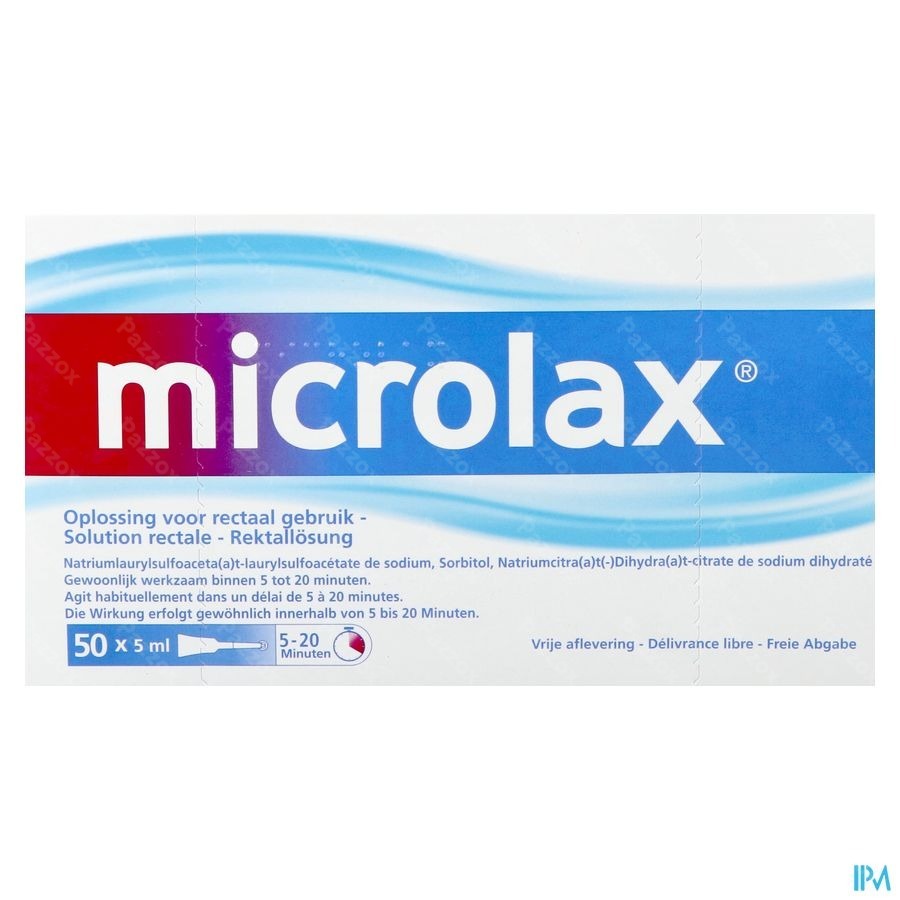 Microlax Microlavement 50 x 5ml