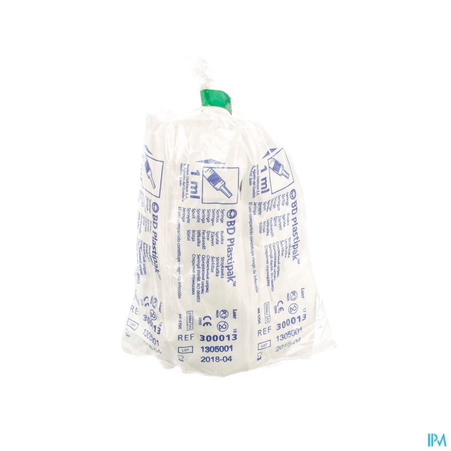 Bd Plastipak Spuit Luer Tuberculine 1ml 10 303172