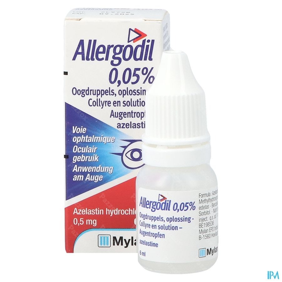Allergodil 0,05% Oogdruppels 6ml