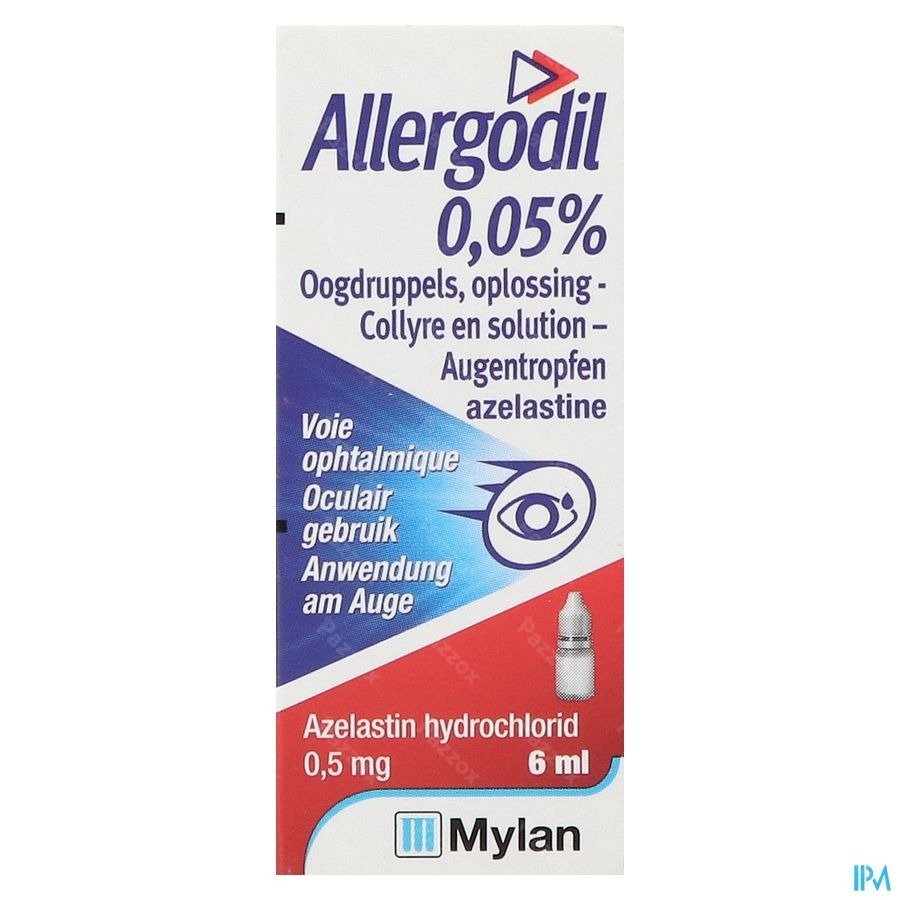 Allergodil 0,05% Oogdruppels 6ml