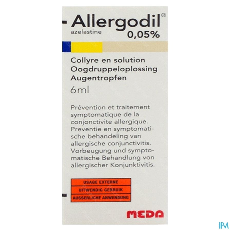 Allergodil 0,05% Oogdruppels 6ml