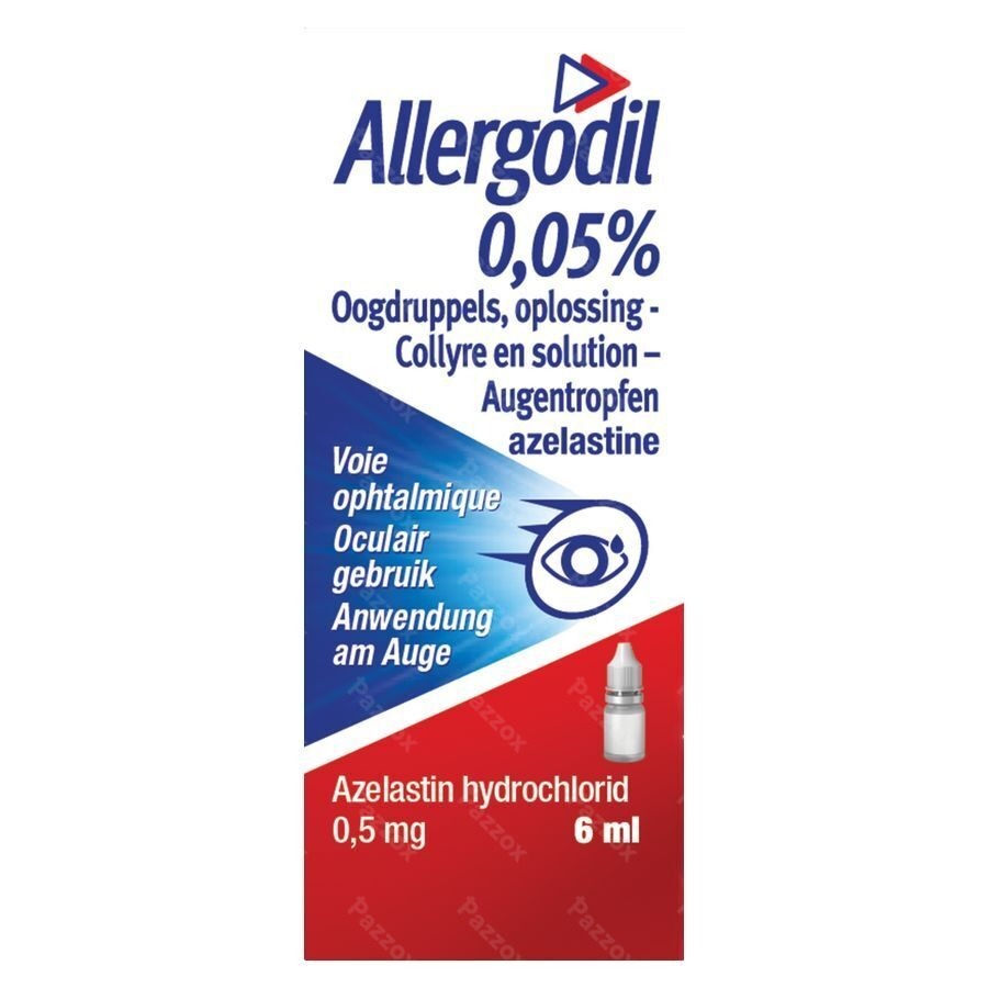 Allergodil 0,05% Oogdruppels 6ml
