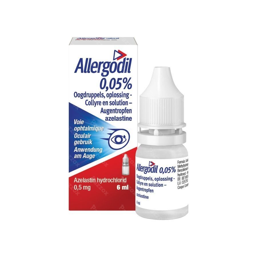 Allergodil 0,05% Oogdruppels 6ml