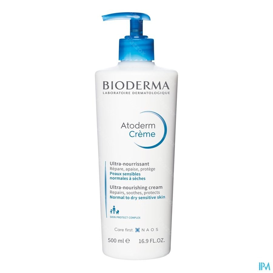 Bioderma Atoderm Crème Zeer Droge Huid 500ml